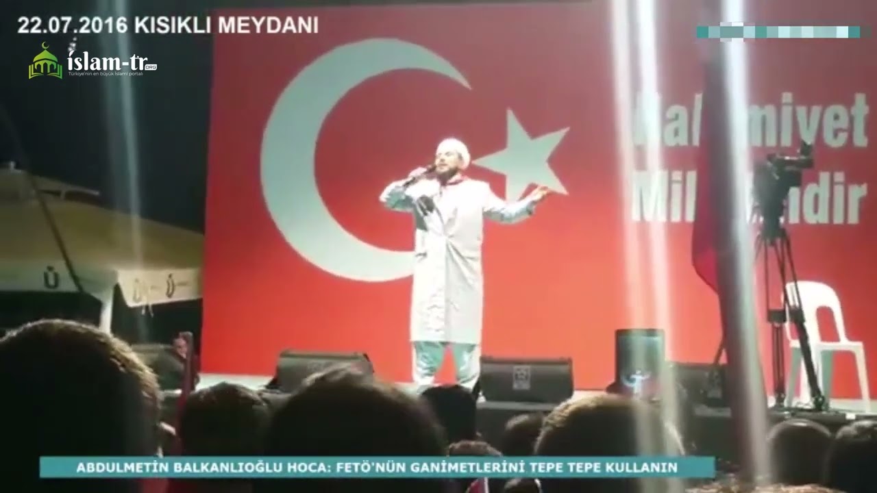 Abdulmetin Balkanlıoğlu: Fet&ouml;'n&uuml;n Malları Ganimettir Ganimet! Tepe Tepe Kullanın