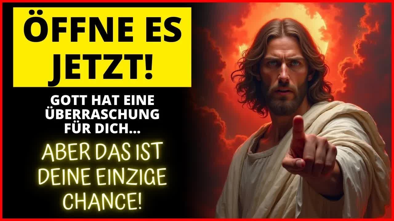 ❤️‍🩹🌟 GOTT HAT EINE ÜBERRASCHUNG FÜR DICH! ÖFFNE SIE! ｜ Das Wort Gottes