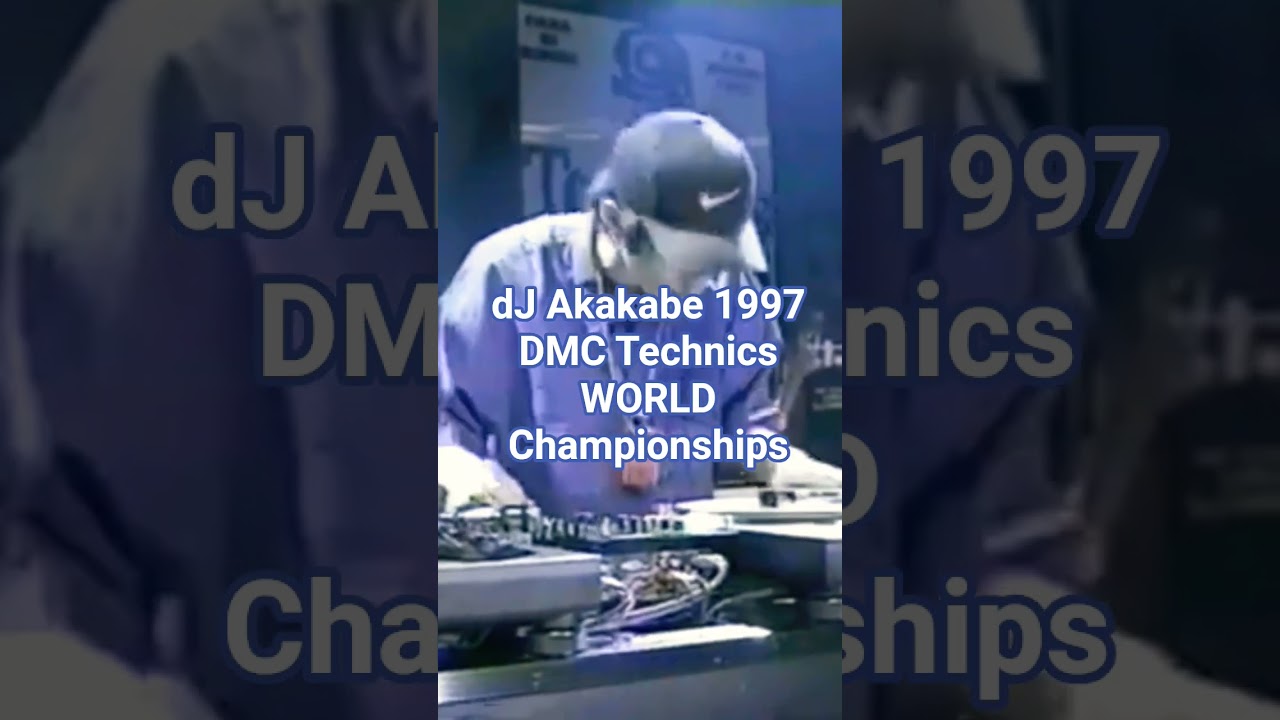 dJ Akakabe 1997 DMC WORLD Championships#shorts #shortsvideo