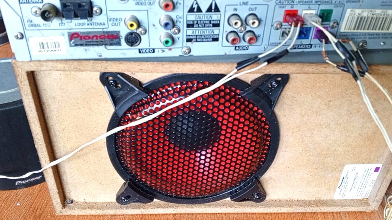 Replacing Busted Subwoofer Loudspeaker | KUMPUNI