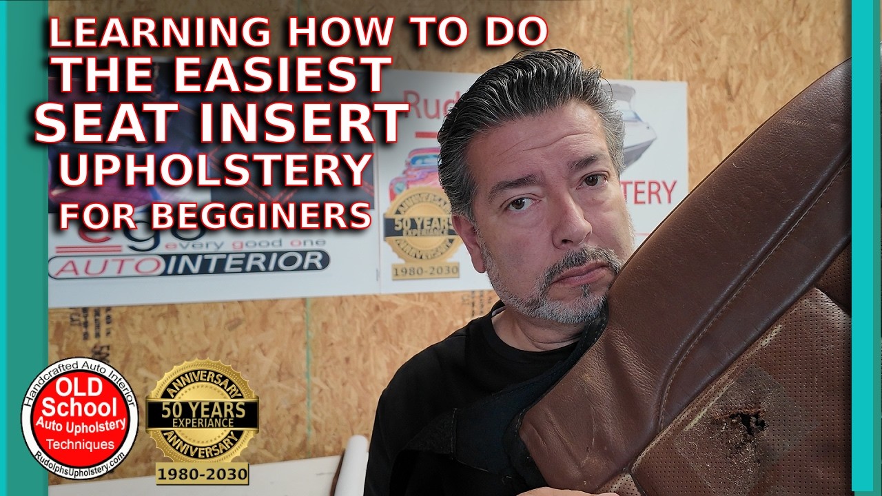 Simplest Seat Insert Upholstery For Beginners &ndash; Sewing School Here!