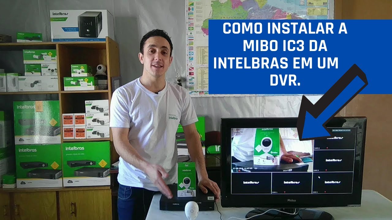 Instalação IC3 Mibo em  DVR Intelbras