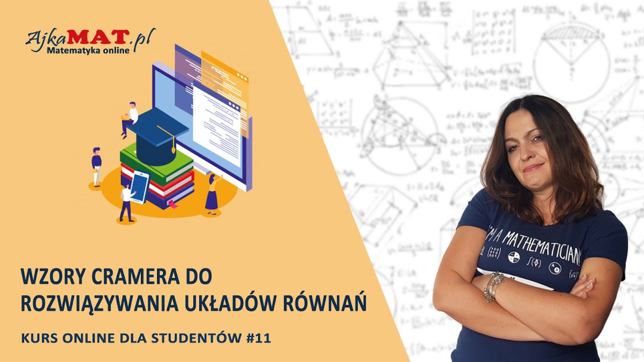 Wzory Cramera do rozwiązywania układów równań n x n