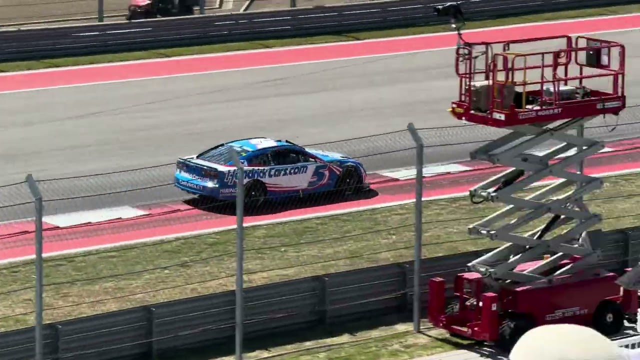 NASCAR Cup series practice and qualifying highlights at COTA from Turn 12 grandstand