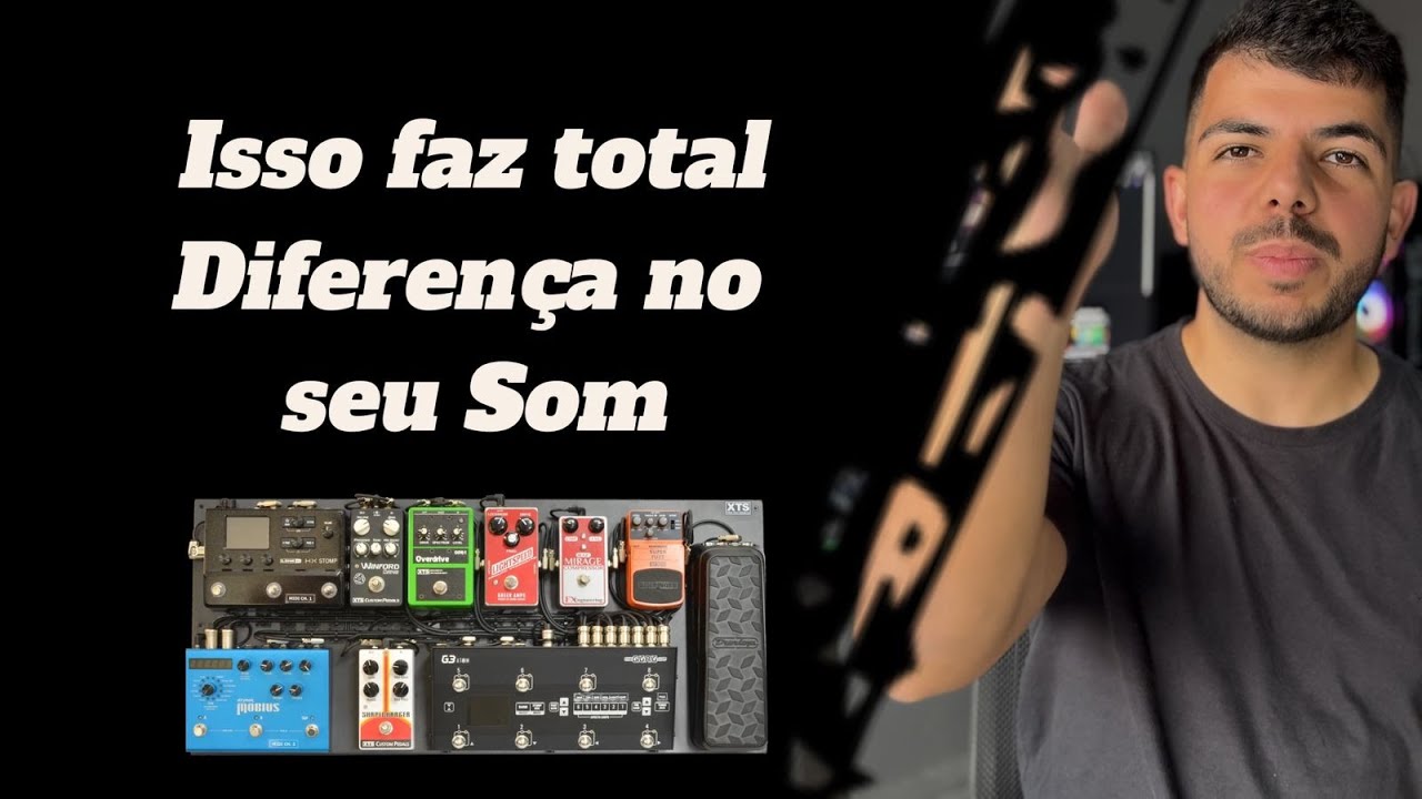 ORDEM CORRETA DOS PEDAIS GUITARRA: A ordem dos fatores altera o produto e muda tudo!