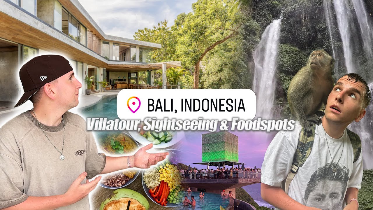 Drei MILLIONEN EURO Villa & Sightseeing🏡☀️| 24h Alleine in Bali 🇮🇩 | Senad