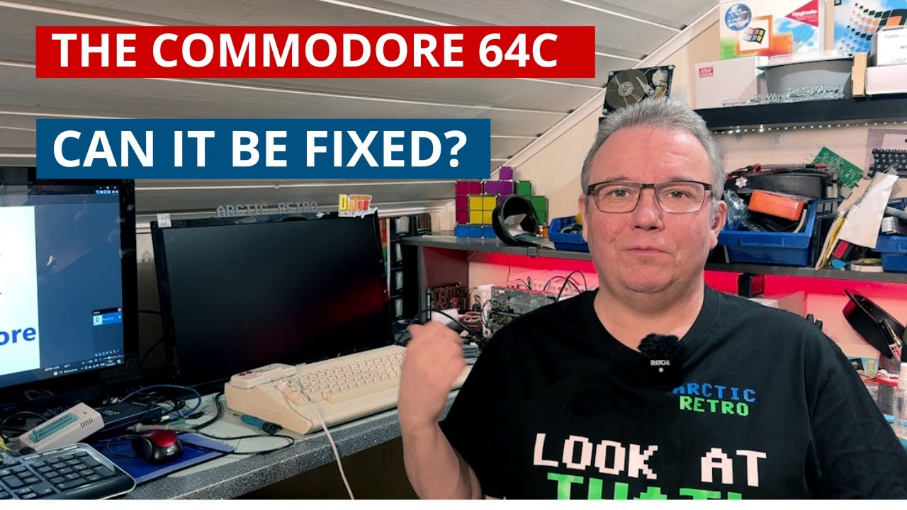 Part 2: Repairing the remaining Commodore C64C longboard - can I fix it ?