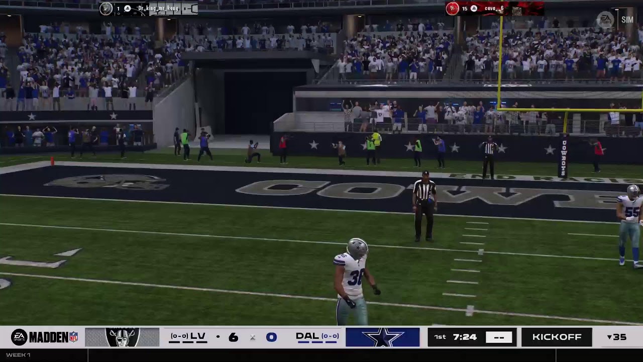 Madden 26 IML TV s3 w1 Raiders cowboys