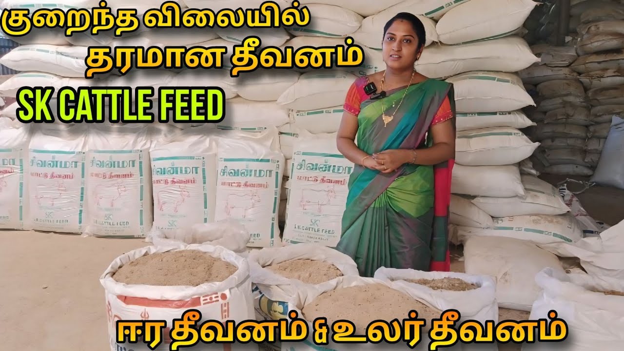 1 கிலோ 8 ரூபாய் முதல் கால்நடை தீவனம் | low price best cattle feed | sk Cattle feed #cattlefeed #feed