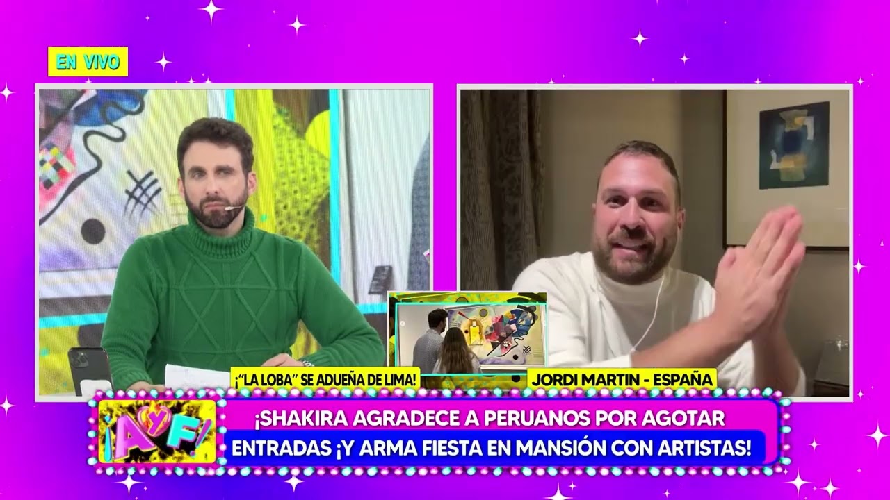 Amor y Fuego - OCT 15 - 3/4 - SHAKIRA AGRADECE A PERUANOS POR AGOTAR ENTRADAS | Willax