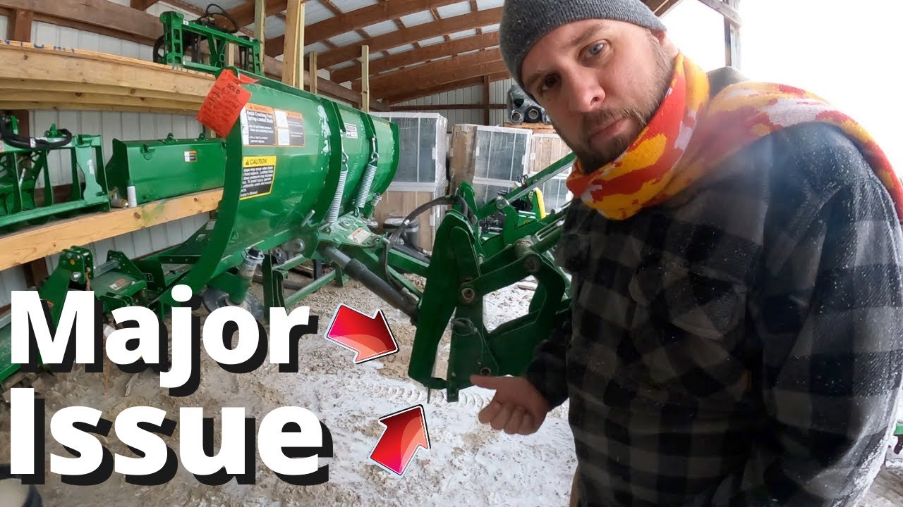 2038R Cold Start Below Zero and a Problem with Using the Frontier Snow Blade