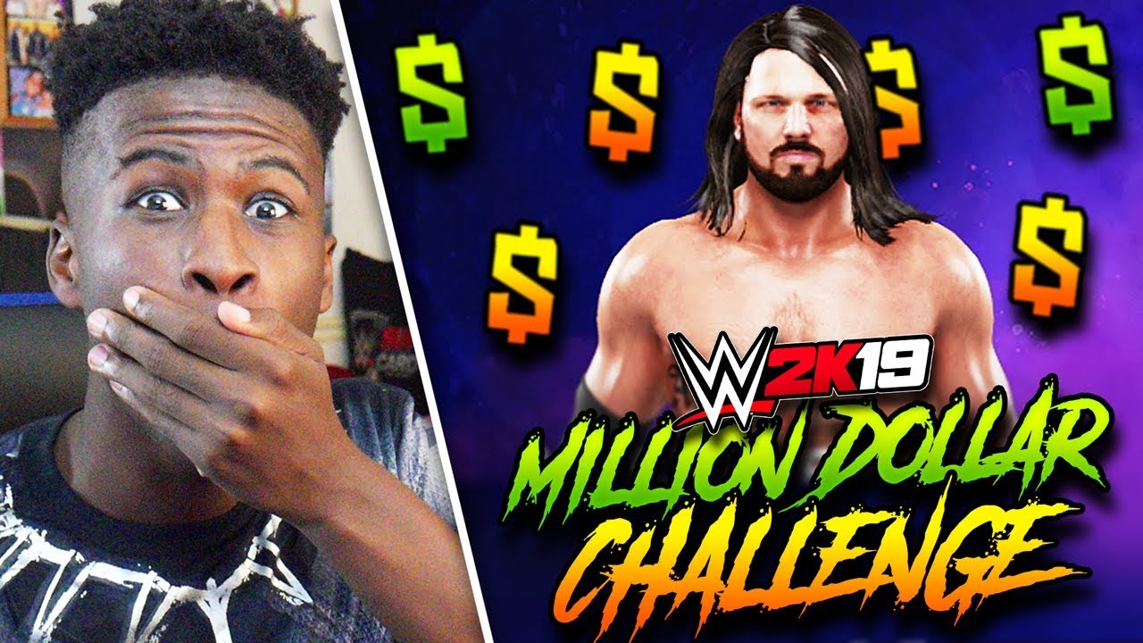 🔴 I COMPLETED WWE 2K19 MILLION DOLLAR CHALLENGE!! [Attempt #2]