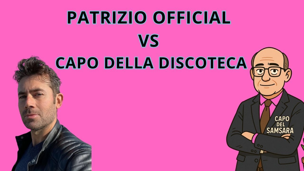 PATRIZIO DISCUTE CON IL CAPO DELLA DISCOTECA