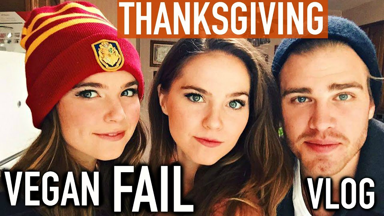 Vegan Thanksgiving FAIL - WHAT I EAT | NinaAndRanda