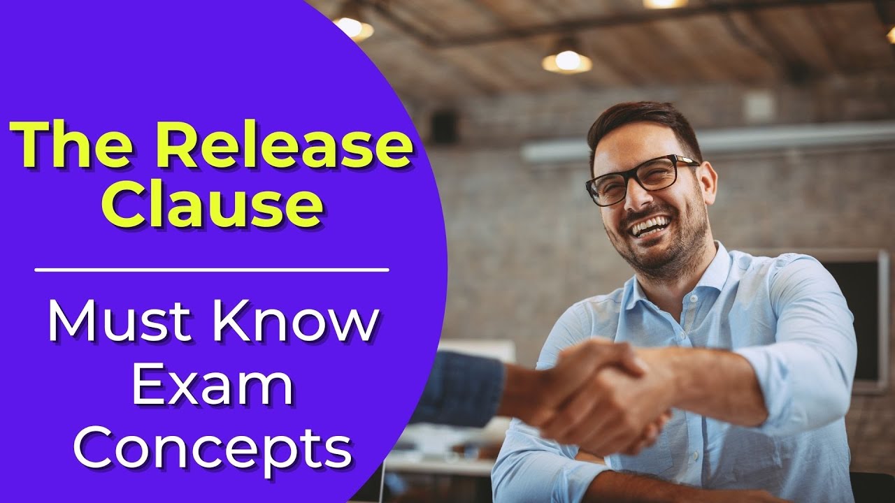 Release Clause: What is it? Real estate license exam questions.