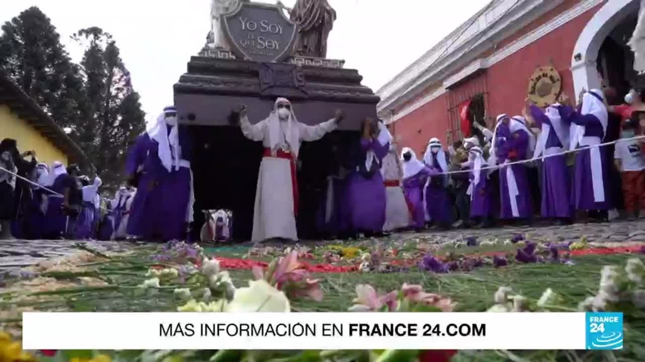 La tradicional Semana Santa de Antigua Guatemala reflorece tras dos años de restricciones