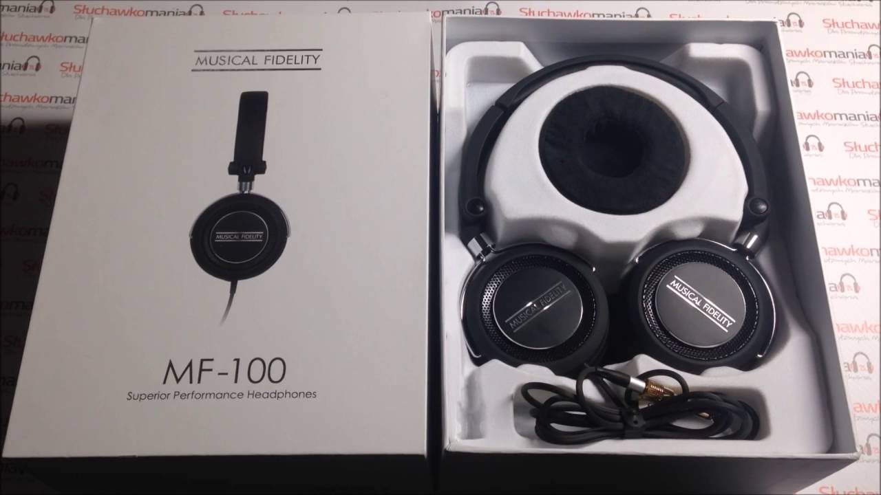 Musical Fidelity MF-100 Słuchawki nauszne - unboxing test recenzja