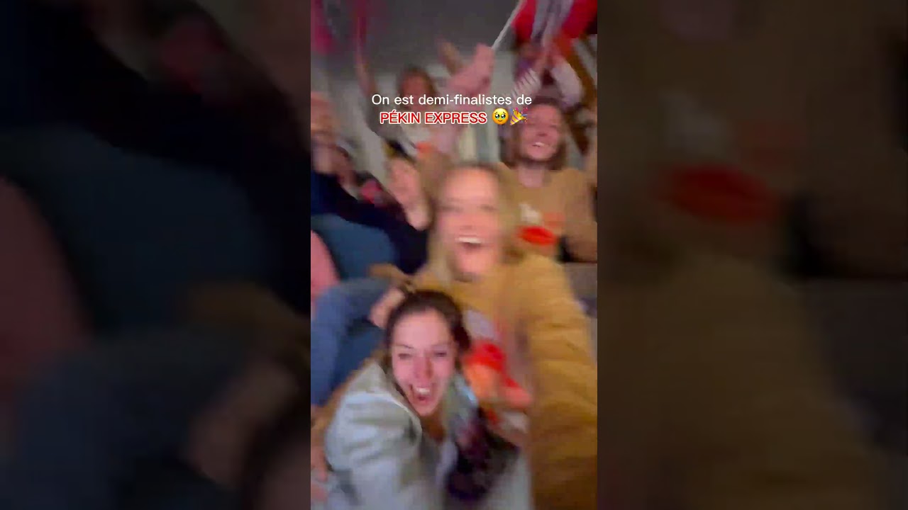 ON EST EN DEMI !! 🥹🎒🥳 #pekinexpress #m6 #shorts