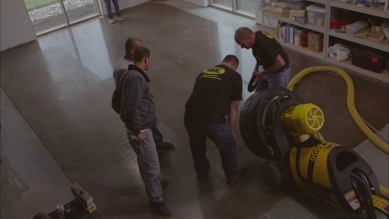 SASE Timelapse of Concrete Polishing