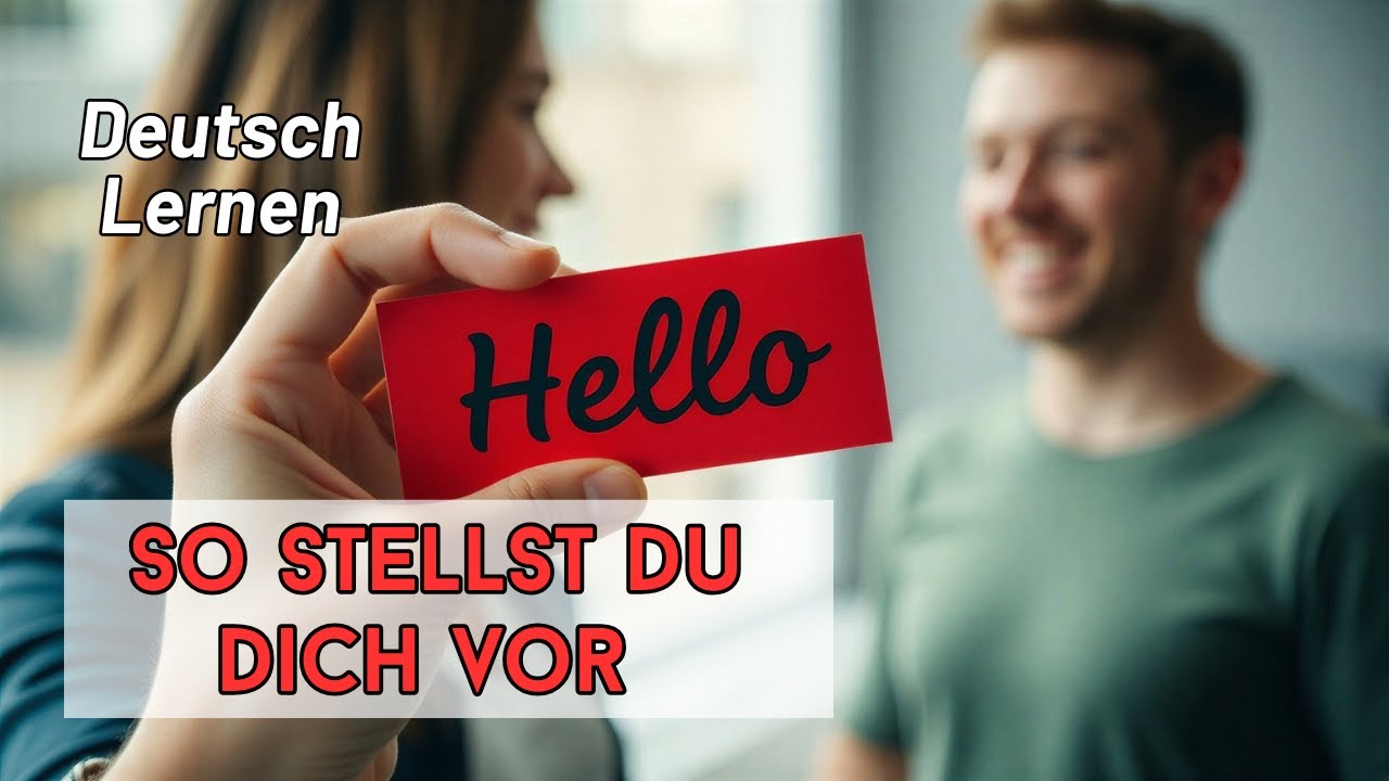 Sich vorstellen auf Deutsch – 5 Alltagsdialoge A2-B1