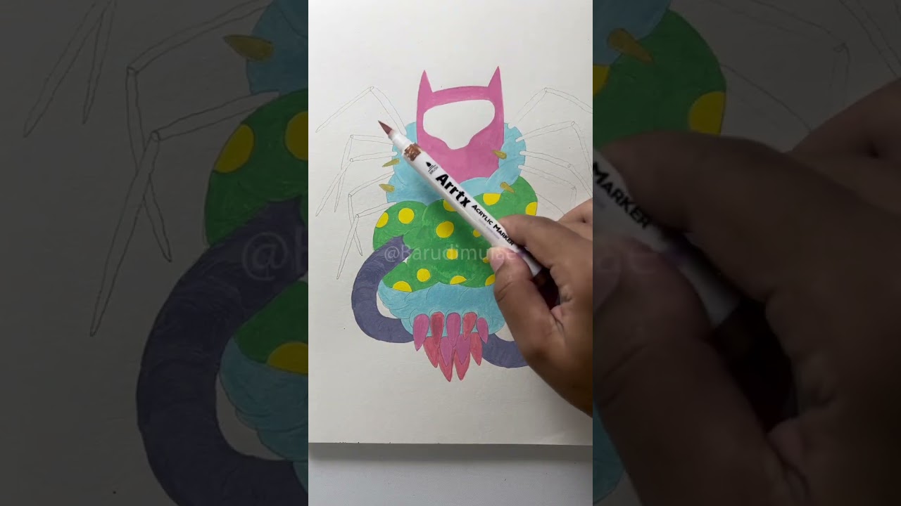 Exploring the World of Lowbrow Art with a Brush Marker and Strange Shape Concepts