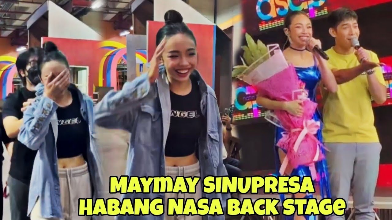 MAYMAY ENTRATA SINUPRESA HABANG NASA BACKSTAGE NG ASAP, KD ngdiwang din ng kaarawan