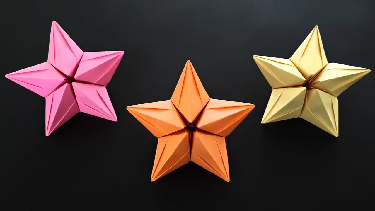 Como fazer ORIGAMI de ESTRELA