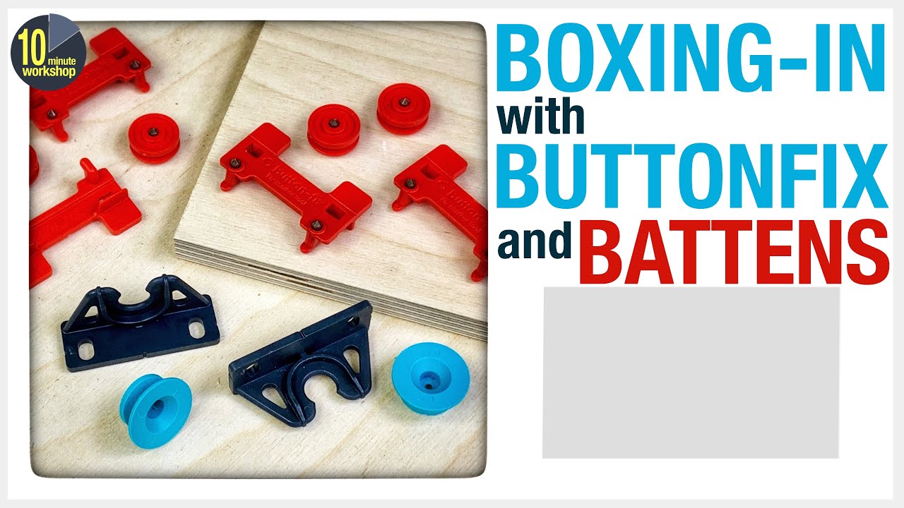 Boxing in with Buttonfix & battens #156