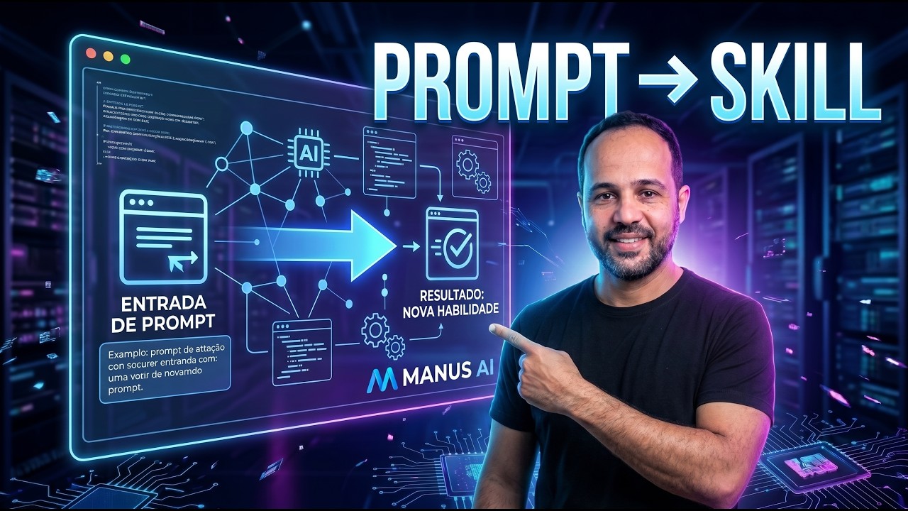 Treinar HABILIDADES com Manus IA é o novo jogo