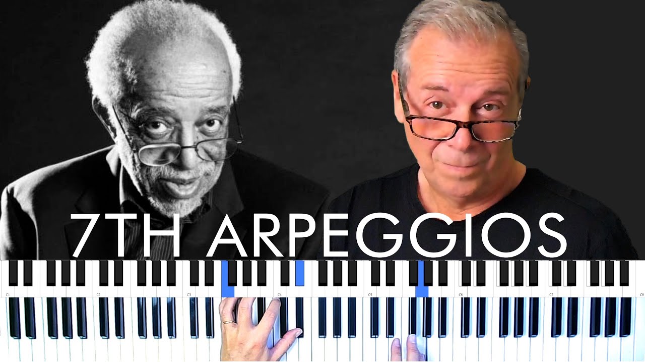 Barry Harris' Jazz Piano Arpeggios + Extra Half Step Rules for Descending Lines