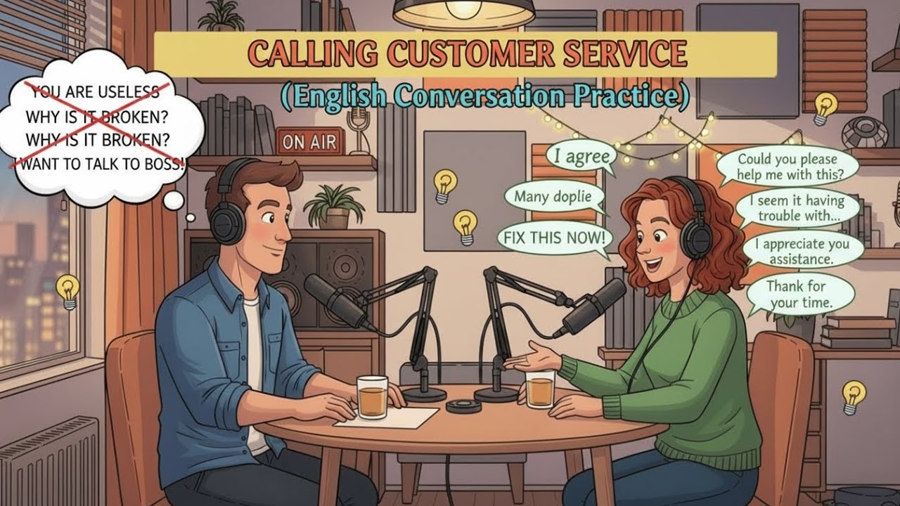 English Speaking Practice: Calling Customer Service
