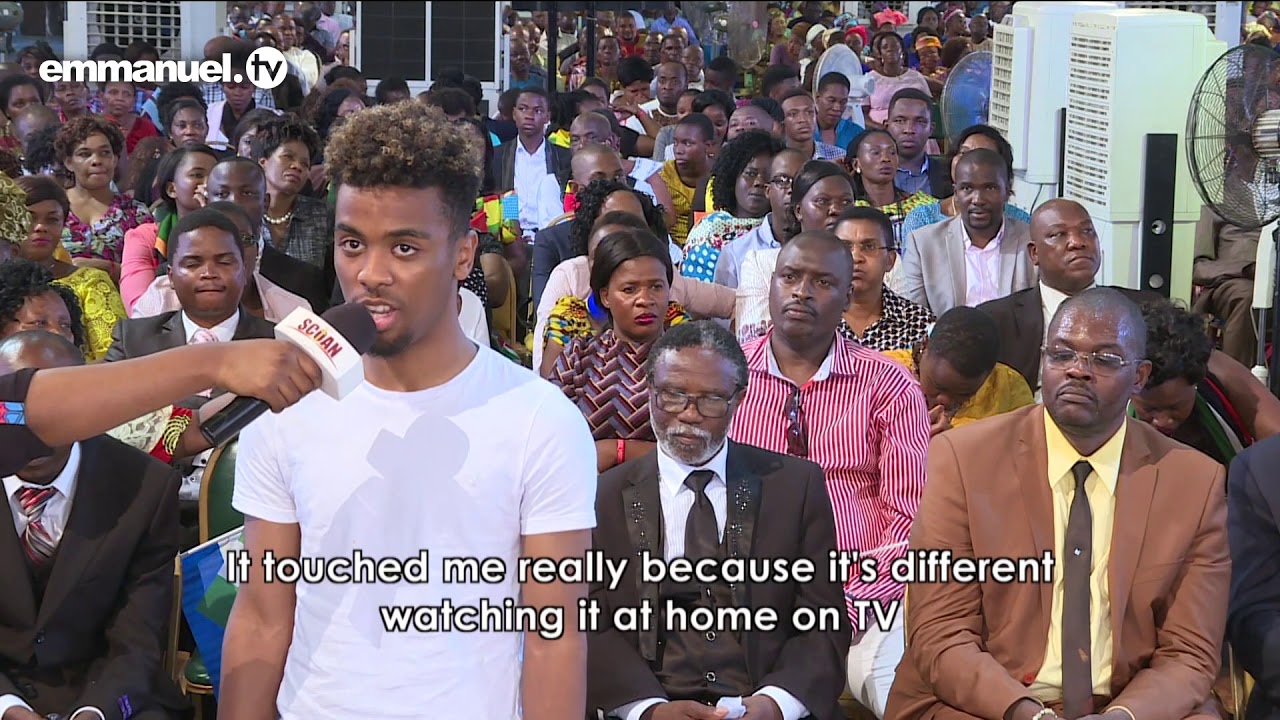 TB Joshua - MAN UNITED FOOTBALLER ANGEL GOMES RECEIVES HEALING AT SCOAN