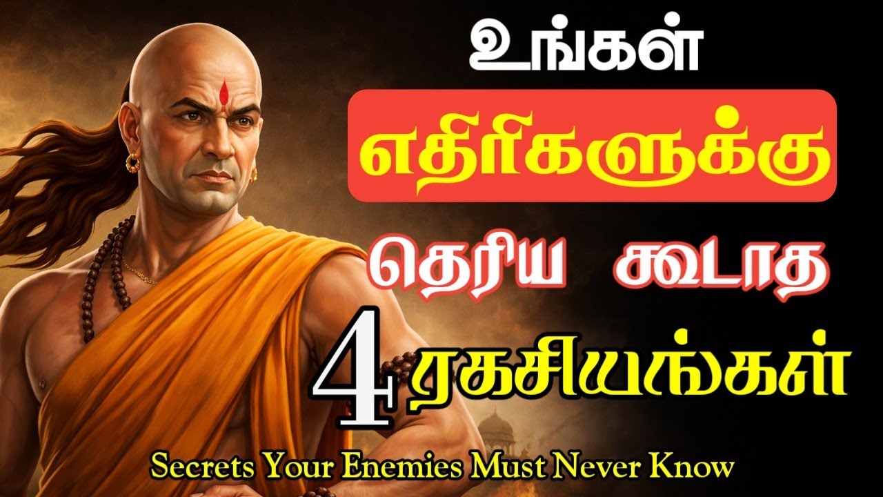 உன் எதிரிக்கு நீ வைக்கும் மரண அடி! யாரிடமும் சொல்லக்கூடாத 4 ரகசியங்கள் #chanakyaniti #சாணக்கியநீதி
