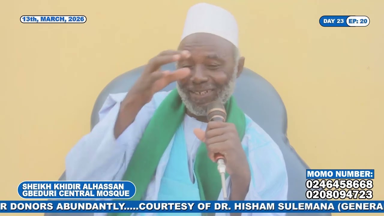 CMYA 2026 TAFSEER BROADCAST ON NTV: SHK.. KHIDIR ALHASSAN GBEDURI CENTRAL MOSQUE EP19