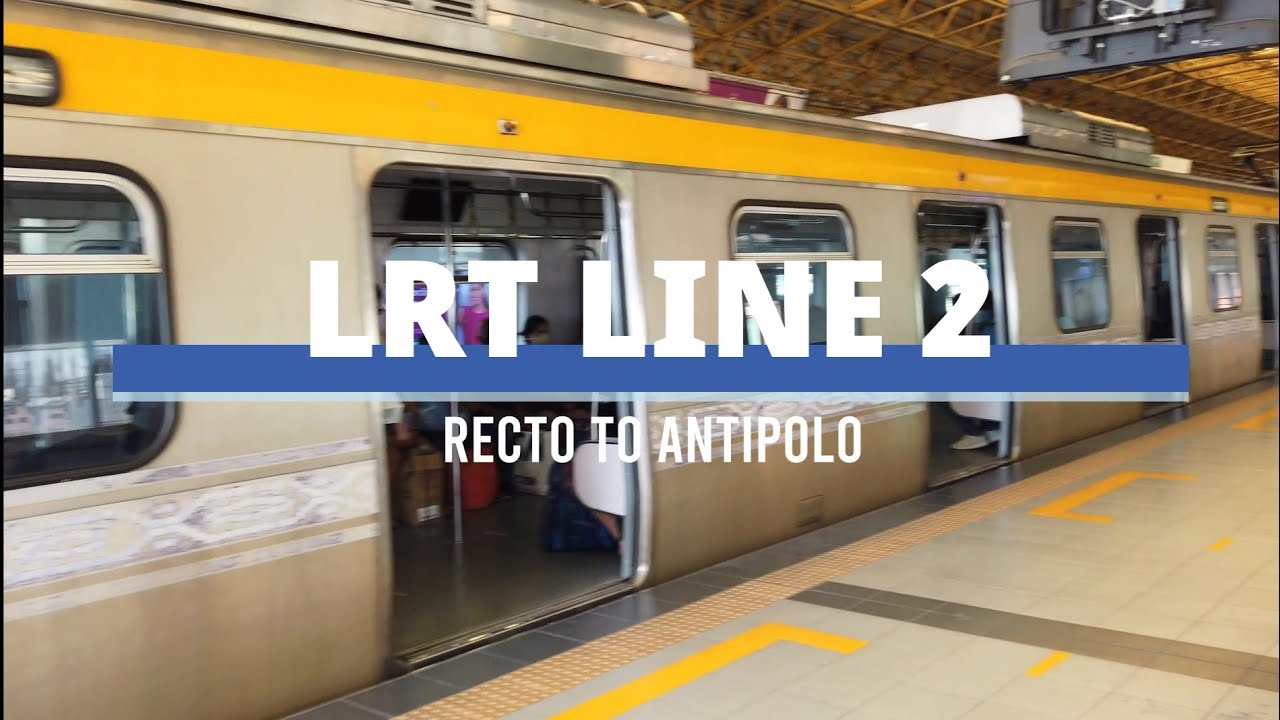 [4K] LRT Line 2 | Recto, Manila to Antipolo, Rizal (May 2022)