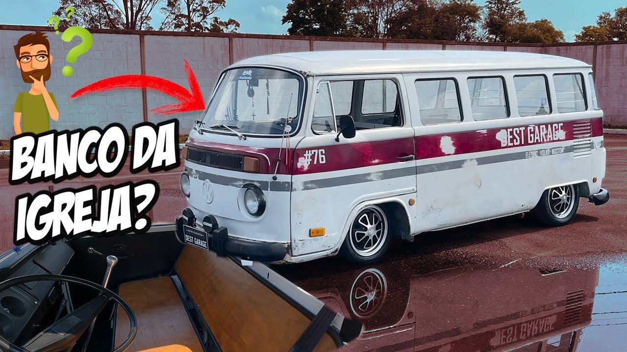 PAGOU R$ 700 REAIS NA KOMBI COM BANCO DE IGREJA - COMO É VIAJAR LONGAS DISTÂNCIAS ASSIM?