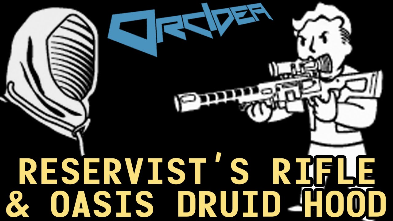 Fallout 3 Unique Weapons - Reservist's Rifle & Oasis Druid Hood