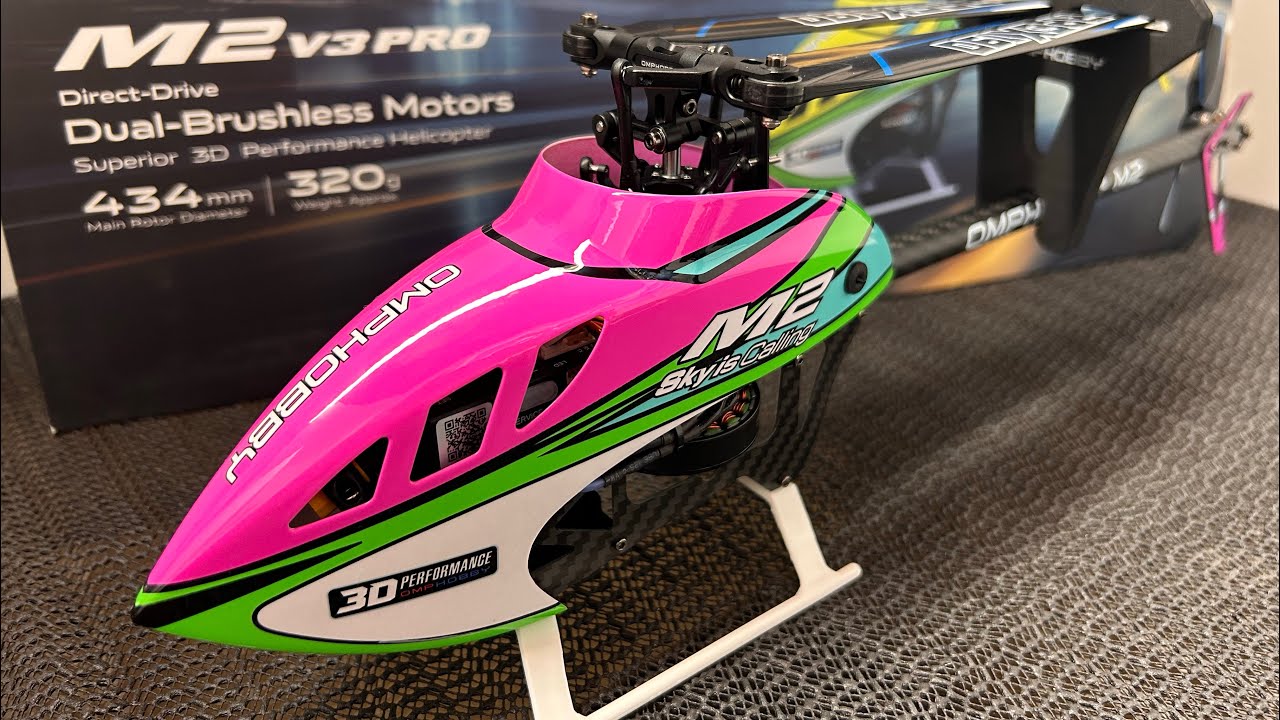 Omp hobby m2 v3 pro unboxing and first thoughts of this awesome Heli !!