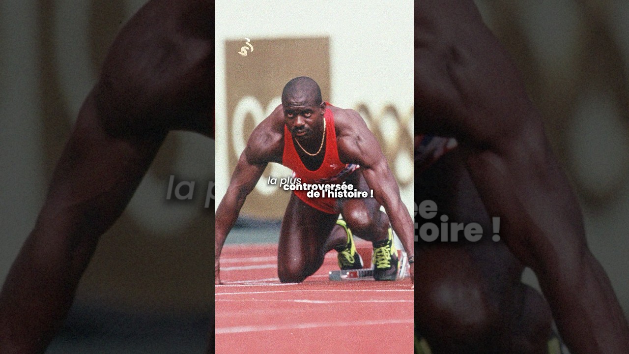 Le 100m le plus controvers&eacute; de l'histoire ! #jeuxolympiques #athletics #benjohnson