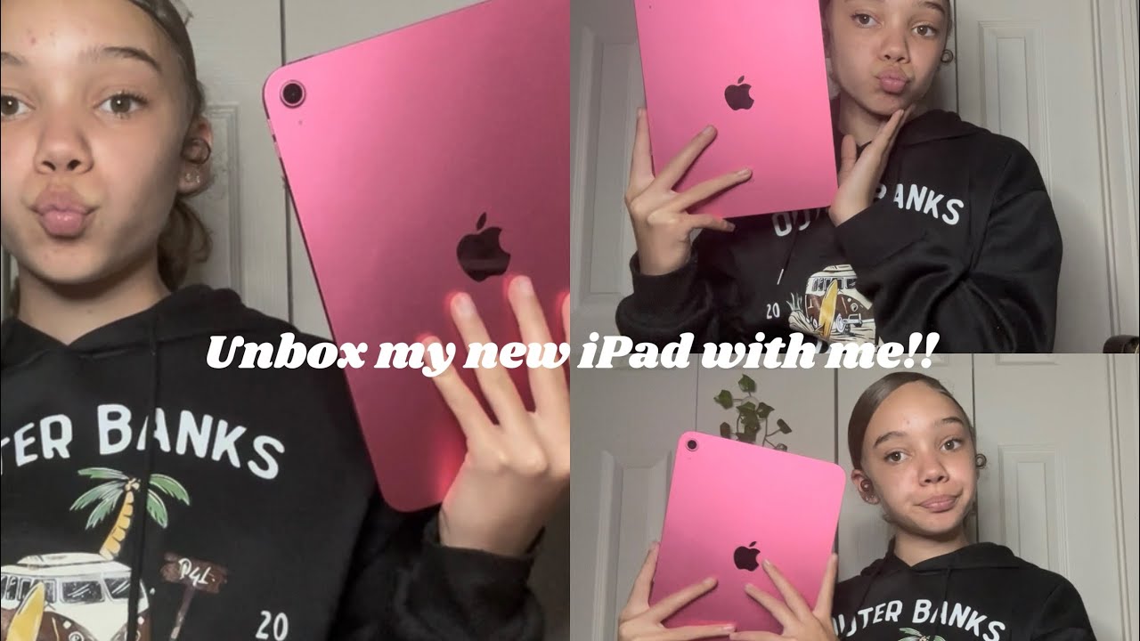 Unboxing pink iPad 10th gen (refurbished)