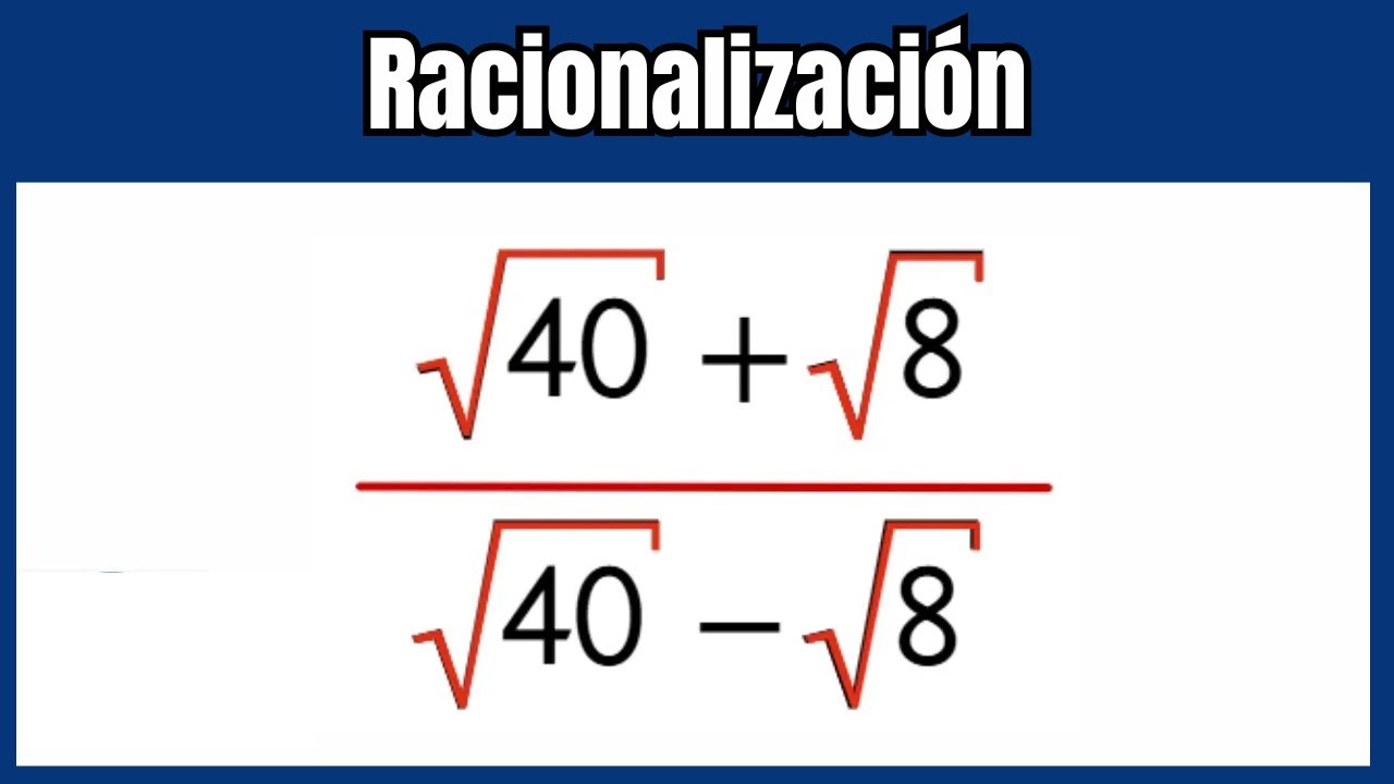 Cómo racionalizar esto sin volverte loco 😵‍💫 (¡Truco paso a paso!)