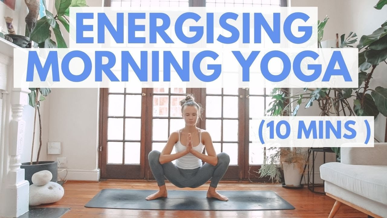 MORNING YOGA FLOW FOR ENERGY: 10 Min Yoga Stretch To Wake Up (All Levels Practice)