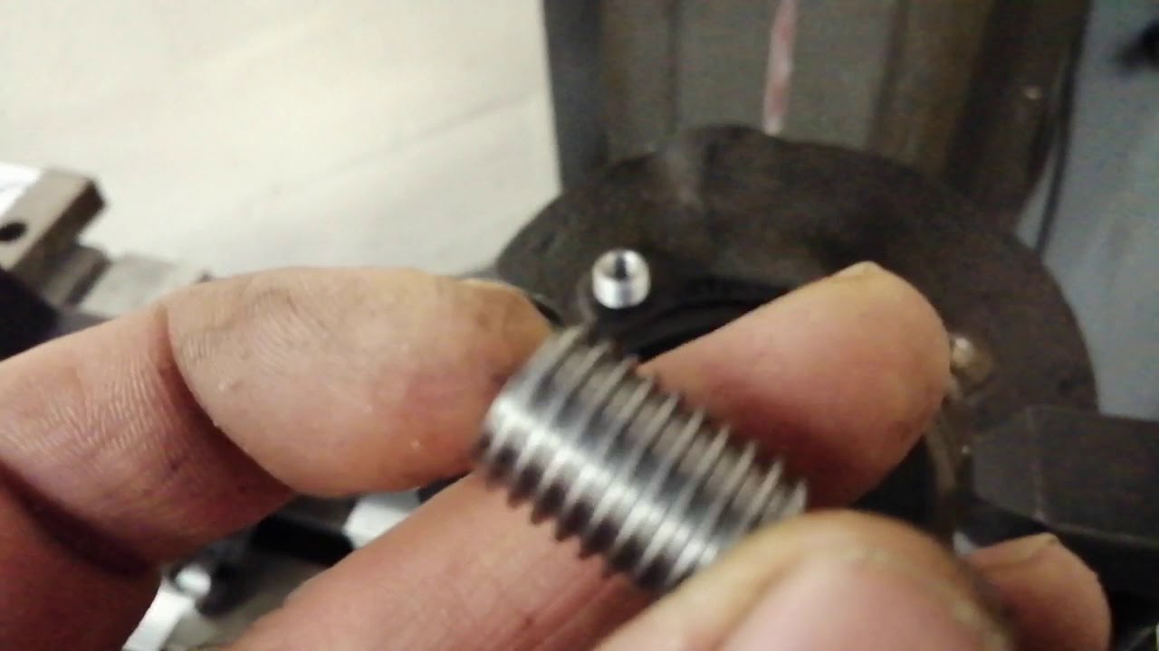 BSA b31 b33 goldstar thread repair on cylinder head