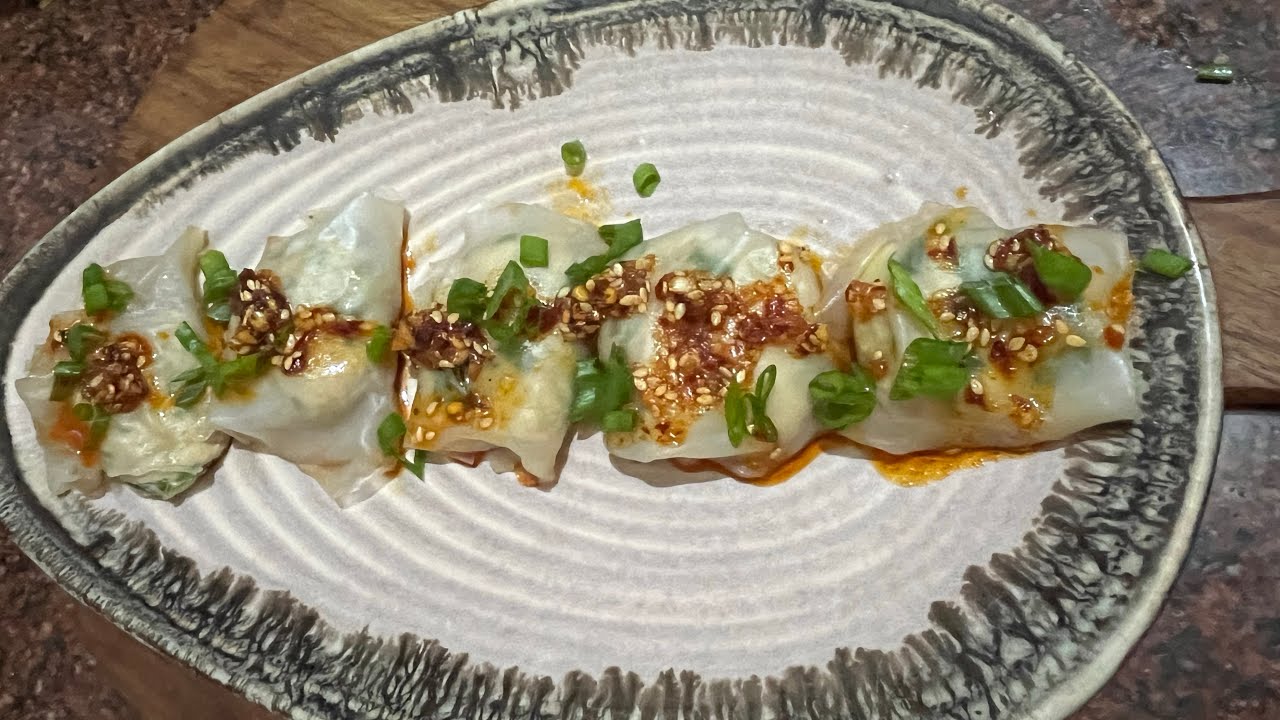 Spicy oil fusion dumplings 