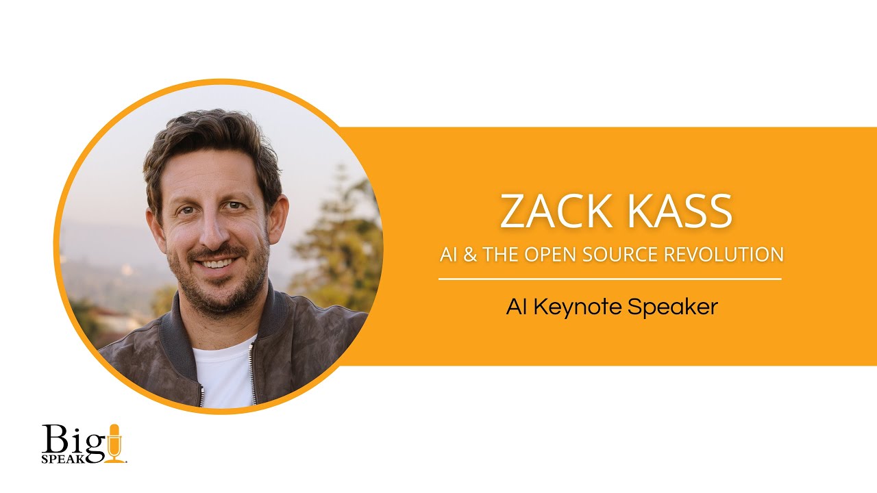 Zack Kass - AI Keynote Speaker - AI and the Open Source Revolution
