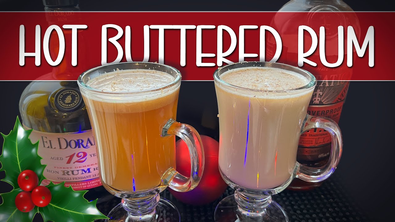 HOT BUTTERED RUM - Easy Rum Cocktail