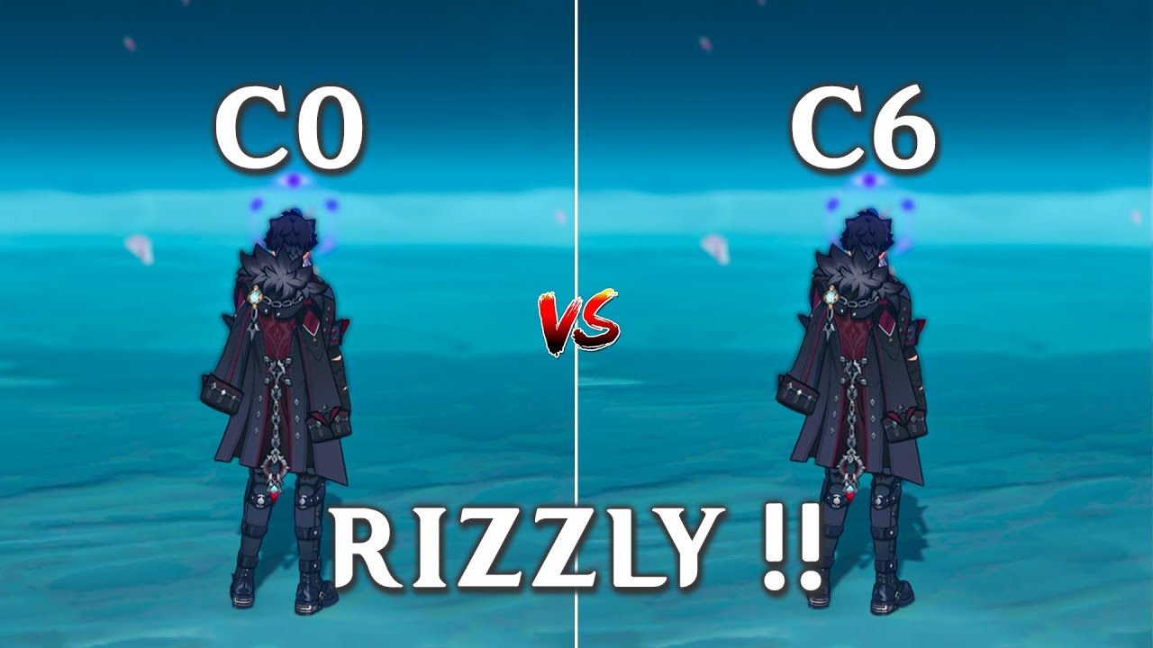 C0 Wriothesley vs C6 Wriothesley  !! How Much is the Difference?? (Genshin Impact)