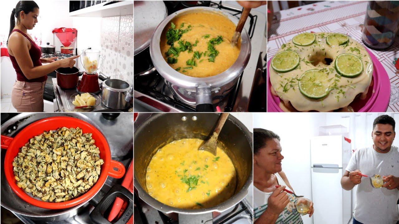 VITÓRIA FEZ CALDINHO DE SURURU NO COCO 😋 + TAMBÉM CALDINHO DE MACAXEIRA COM FRANGO 😋