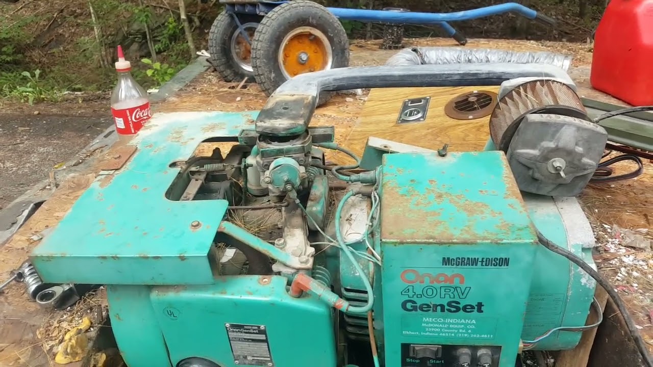 Onan 4Kv generator maintenance repair