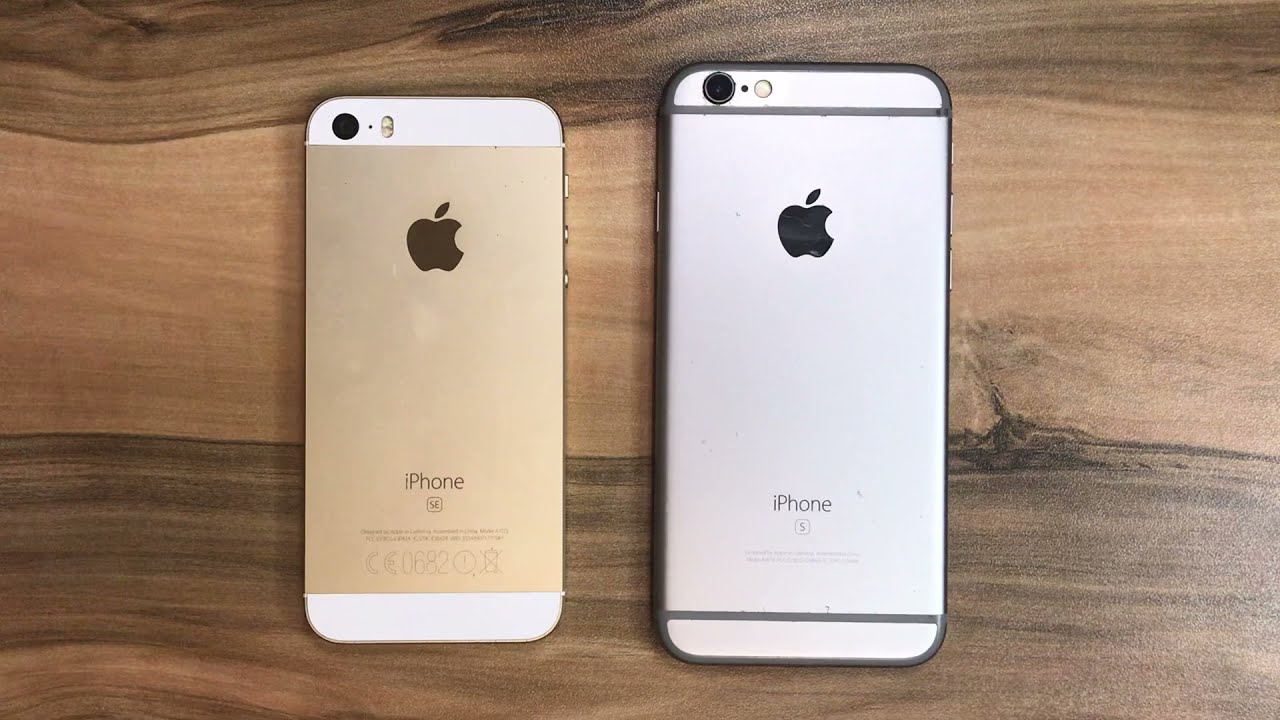 iPhone SE vs iPhone 6s